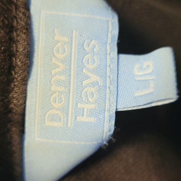 Denver Hayes Sz Large brown denim jacket - Picture 2 of 6